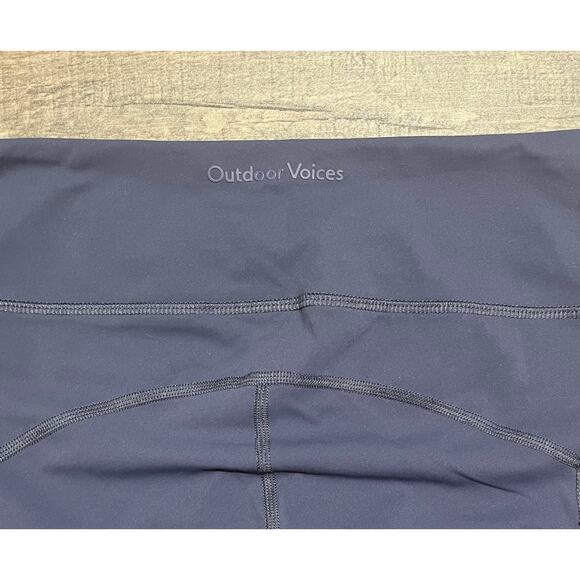 Outdoor Voices FreeForm Contour Legging with Pockets, Navy Blue, Size S - Picture 5 of 9